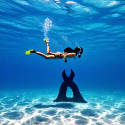 Caribbean Holidays, Grenada Holidays, Snorkeller exploring clear Caribbean water above the Underwater Sculpture Park in Grenada