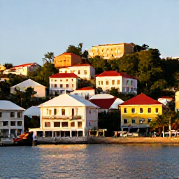 Caribbean Holidays, Grenada in February, Colourful St George's harbour and hillside buildings in warm February sunshine