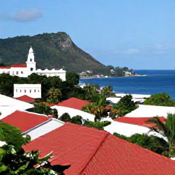 Caribbean Holidays, Grenada in May, Historic St George's Grenada with red-tiled rooftops, harbour views, colonial buildings and tropical hills