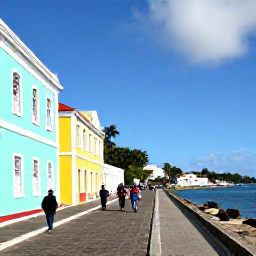 Caribbean Holidays, Grenada in October, Historic St George's Grenada with pastel buildings, Georgian architecture, harbour views and visitors exploring on foot