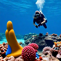 Caribbean Holidays, Grenada Instagram Hotspots, Colourful underwater sculpture park near Grenada, divers and snorkellers viewing statues in clear blue Caribbean water