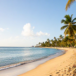Caribbean Holidays, Grenada Island Hopping, A bright February morning at Grand Anse Beach in Grenada, with calm turquoise water, golden sand and palm trees