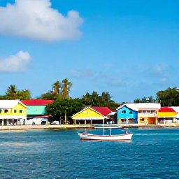 Caribbean Holidays, Grenada May Breaks, St George&rsquo;s Grenada waterfront with colourful buildings, traditional fishing boats and a sunny Caribbean harbour scene