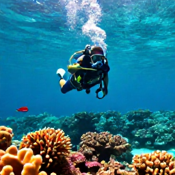 Caribbean Holidays, Grenada Scuba Diving, Colourful coral reef and tropical fish in clear turquoise water off Grenada during December