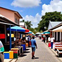 Caribbean Holidays, Grenada Solo Holidays, A solo visitor exploring the colourful market and historic streets of St George's, Grenada
