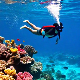 Caribbean Holidays, Grenada Solo Holidays, Small group snorkelling beside colourful coral reef in Grenada, clear Caribbean water and tropical fish visible below