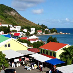 Caribbean Holidays, Grenada Solo Holidays, Solo visitor exploring St George&rsquo;s Grenada, colourful waterfront buildings, market stalls, hillside streets and harbour views