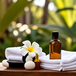 Caribbean Holidays, Grenada Wellness, Relaxing spa treatment in a peaceful Grenada setting with natural oils, greenery and warm sunlight