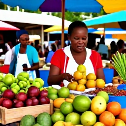 Caribbean Holidays, Guadeloupe Adults Only, Colourful Guadeloupe market with tropical fruit, spices and local produce, friendly vendors and French Caribbean atmosphere