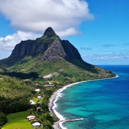 Caribbean Holidays, Guadeloupe Adventure, Aerial view of Guadeloupe's lush mountains, turquoise coastline and tropical July scenery