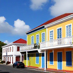 Caribbean Holidays, Guadeloupe April Breaks, Historic colonial buildings and colourful Creole architecture in central Pointe-&agrave;-Pitre, Guadeloupe
