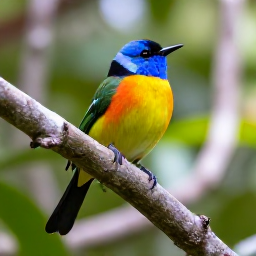 Caribbean Holidays, Guadeloupe Birdwatching, Colourful Caribbean birds in lush Guadeloupe rainforest during November