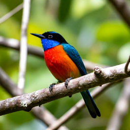 Caribbean Holidays, Guadeloupe Birdwatching, Colourful Guadeloupe birds in lush tropical forest during July, natural daylight