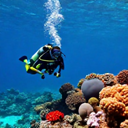 Caribbean Holidays, Guadeloupe Diving July, Scuba divers exploring colourful coral reefs and clear tropical water near Guadeloupe in July