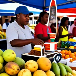 Caribbean Holidays, Guadeloupe in June, A colourful Guadeloupe market in June with tropical fruit, spices, handmade crafts and friendly local traders
