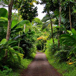 Caribbean Holidays, Guadeloupe in March, Guadeloupe rainforest and waterfall in Basse-Terre with lush tropical vegetation and walking trail
