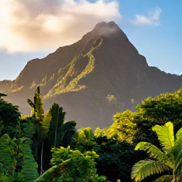 Caribbean Holidays, Guadeloupe in March, Lush tropical rainforest and volcanic mountains in Guadeloupe's Basse-Terre National Park under warm March sunshine