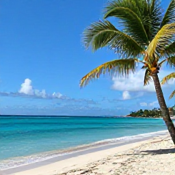 Caribbean Holidays, Guadeloupe in March, Sunny Guadeloupe beach with turquoise water, palm trees and relaxed holiday atmosphere in March