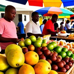Caribbean Holidays, Guadeloupe in October, A colourful Guadeloupe market with tropical fruit, spices, local pastries and friendly stallholders in warm October sunshine
