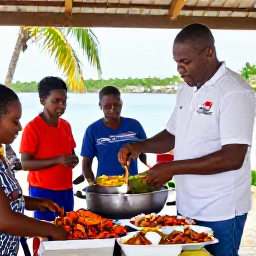 Caribbean Holidays, Guadeloupe in September, Traditional Guadeloupe Creole cooking class with fresh seafood, plantains, spices and a local cook
