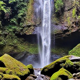 Caribbean Holidays, Guadeloupe Instagram Spots, Lush rainforest trail and Cascade aux &Eacute;crevisses waterfall in Guadeloupe, surrounded by tropical foliage and mossy rocks