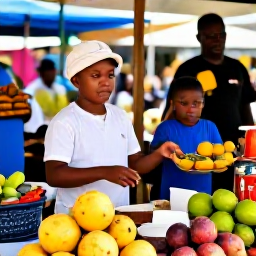 Caribbean Holidays, Guadeloupe January Holidays, Traditional Guadeloupe market filled with tropical fruit, spices, handmade crafts and friendly local traders