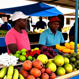 Caribbean Holidays, Guadeloupe Tours, A traditional Guadeloupe market with colourful tropical fruit, spices, flowers and friendly local traders