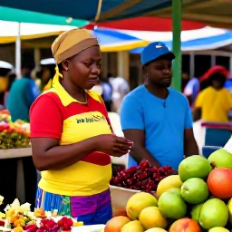 Caribbean Holidays, Guadeloupe Tours, Colourful market in Guadeloupe with local fruit, spices, flowers and friendly traders