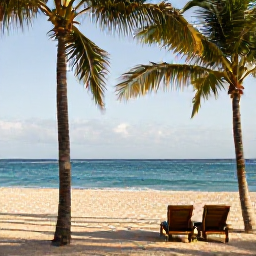 Caribbean Holidays, Haiti Adults Only November, Relaxed adults-only beachfront resort in Haiti in November, with palm trees, turquoise sea and warm afternoon sunlight