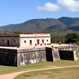 Caribbean Holidays, Haiti Adventure Holidays, The Citadelle Laferri&egrave;re in northern Haiti under bright February sunshine, with mountains and visitors exploring the historic fortress