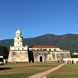 Caribbean Holidays, Haiti April Tours, Historic Citadelle Laferri&egrave;re in northern Haiti under a clear April sky, with green mountains in the background