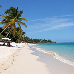 Caribbean Holidays, Haiti Beach Holidays, A quiet Caribbean beach in Haiti in November, with turquoise water, pale sand, palm trees and a relaxed holiday atmosphere