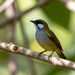 Caribbean Holidays, Haiti Birdwatching, Birdwatching guide and traveller observing a small tropical bird in Haitian woodland during warm December sunshine