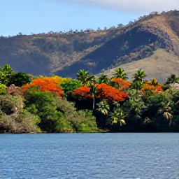 Caribbean Holidays, Haiti Birdwatching, Colourful Haitian landscape with tropical forest, mountain slopes and a calm freshwater lake, ideal for birdwatching