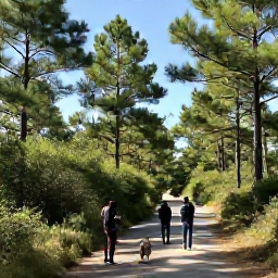 Caribbean Holidays, Haiti Birdwatching, Hispaniolan birdwatchers exploring a pine forest and mountain trail in Haiti during a clear February morning