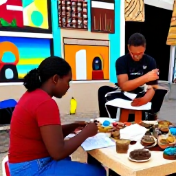 Caribbean Holidays, Haiti Culture Holidays, Haitian market filled with colourful handmade paintings, metal artwork, woven goods and friendly artists