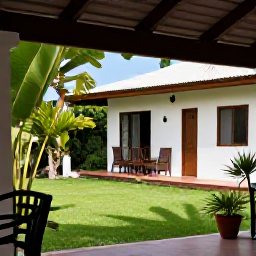 Caribbean Holidays, Haiti Family Holidays, Comfortable family-friendly Haitian guesthouse or hotel with a shaded terrace, tropical garden and welcoming atmosphere