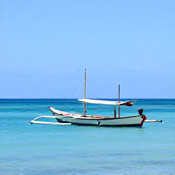 Caribbean Holidays, Haiti Fishing May, Traditional fishing boats and calm turquoise water along the Haitian coast in May