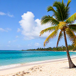 Caribbean Holidays, Haiti Holidays, Colourful Haitian coastal landscape with turquoise sea, palm trees and a welcoming local atmosphere