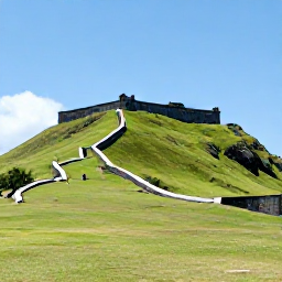 Caribbean Holidays, Haiti Holidays, Historic Citadelle Laferri&egrave;re on a dramatic green mountain ridge in northern Haiti under bright Caribbean sunshine
