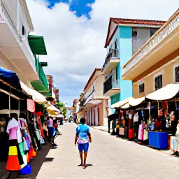 Caribbean Holidays, Haiti Honeymoon, Couple exploring colourful Haitian streets with historic architecture, local market stalls and friendly island atmosphere
