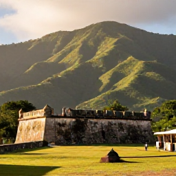 Caribbean Holidays, Haiti in June, Historic Citadelle Laferri&egrave;re and the surrounding green mountains of northern Haiti under warm June sunlight