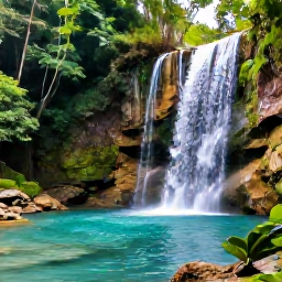 Caribbean Holidays, Haiti in May, The turquoise pools and cascading waterfalls of Bassin Bleu near Jacmel, surrounded by tropical greenery