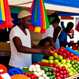 Caribbean Holidays, Haiti in November, Traditional Haitian market in November, with colourful produce, handmade crafts and friendly local traders