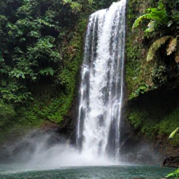 Caribbean Holidays, Haiti in September, A peaceful Haitian waterfall surrounded by dense tropical forest after a light rain shower