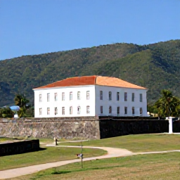 Caribbean Holidays, Haiti January Holidays, Citadelle Laferri&egrave;re and Sans-Souci Palace in northern Haiti, surrounded by green mountains under a clear blue January sky