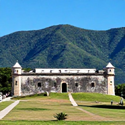 Caribbean Holidays, Haiti January Holidays, Historic Citadelle Laferri&egrave;re in northern Haiti surrounded by green mountain scenery beneath a clear January sky