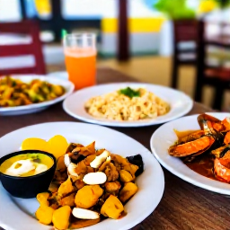 Caribbean Holidays, Haiti January Tours, Friendly Haitian restaurant serving colourful Creole dishes and fresh seafood in a relaxed open-air setting
