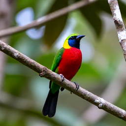 Caribbean Holidays, Haiti Nature Holidays, Colourful tropical birds and native plants in a protected Haitian mountain forest