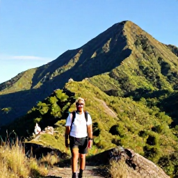 Caribbean Holidays, Haiti Nature Holidays, Travellers hiking through lush Haitian mountain scenery on a clear, sunny February morning